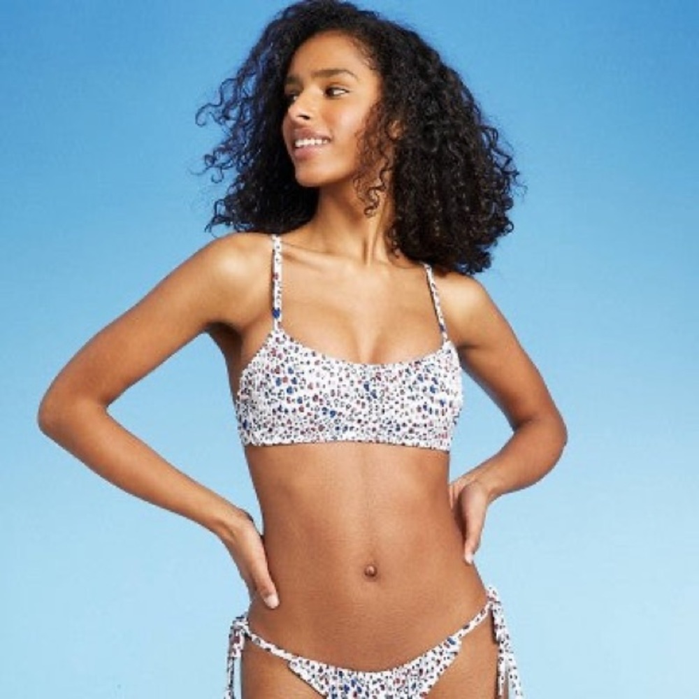 5 for $25 Xhilaration  animal print smocked‎ swimsuit NEW